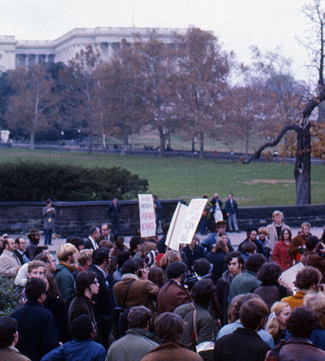 A anti-war march in Washington, D.C. November 1969.